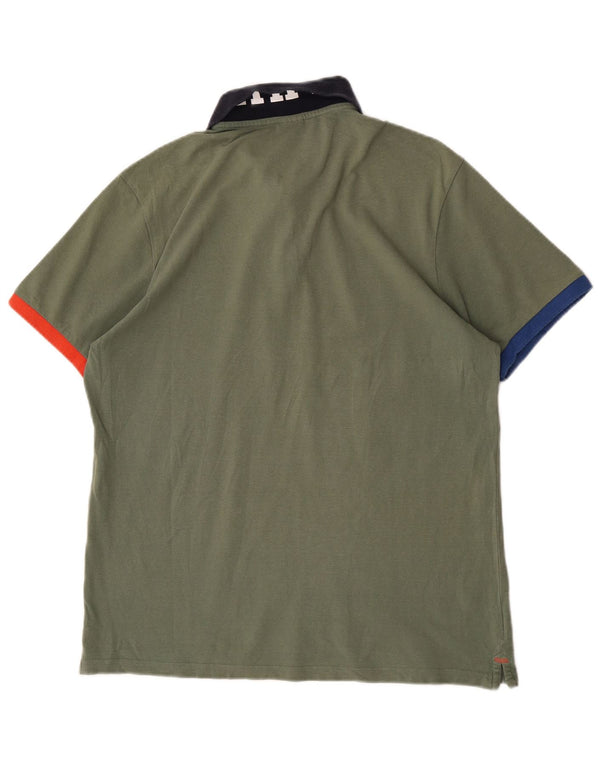 Camisa polo masculina North Sails pequena cáqui