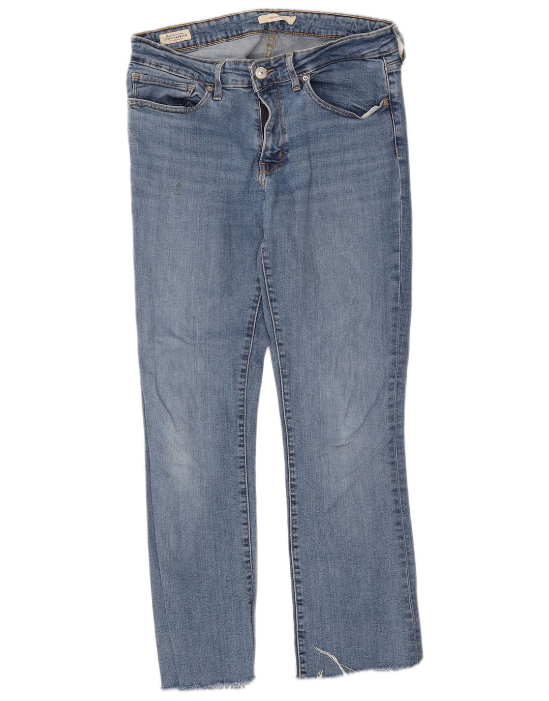 Calça jeans feminina Levi's 715 Bootcut W30 L27 azul algodão