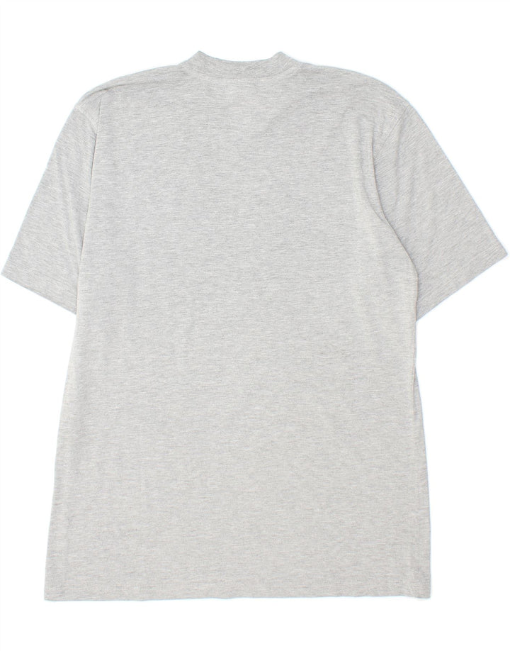 ADIDAS Mens T-Shirt Top Medium Grey Vintage Adidas and Second-Hand Adidas from Messina Hembry 