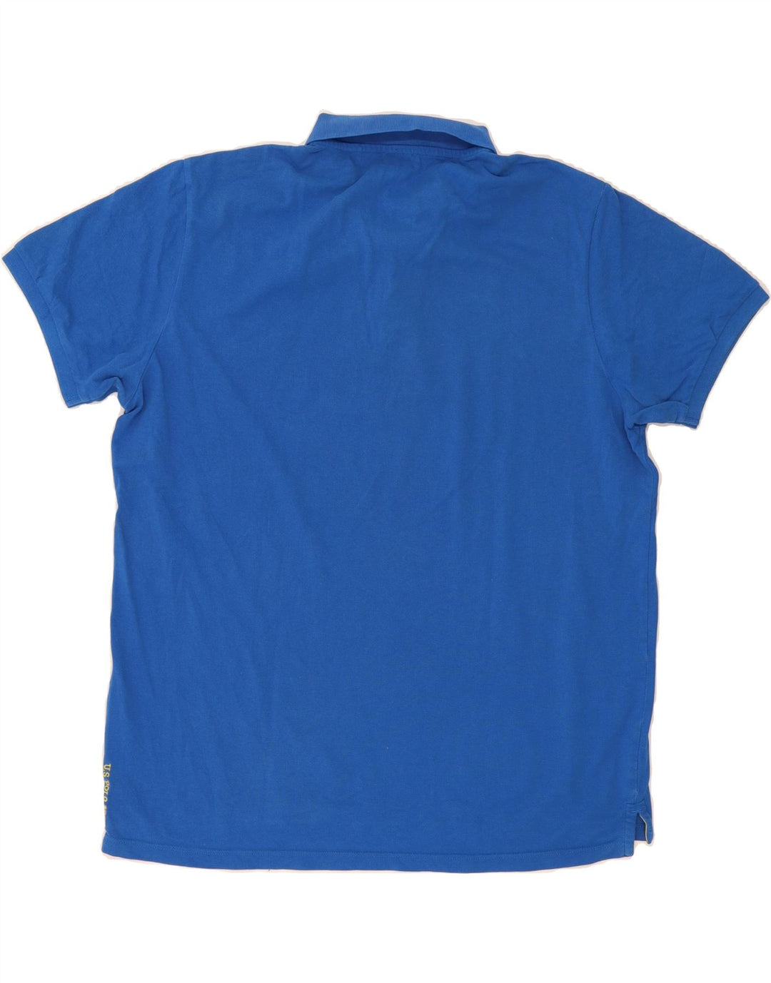 U.S. POLO ASSN. Mens Polo Shirt 2XL Blue Cotton Vintage U.S. Polo Assn. and Second-Hand U.S. Polo Assn. from Messina Hembry 