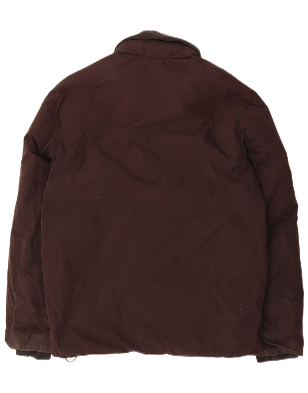 Jaqueta acolchoada com capuz masculina Zara UK 36 poliéster preto pequeno