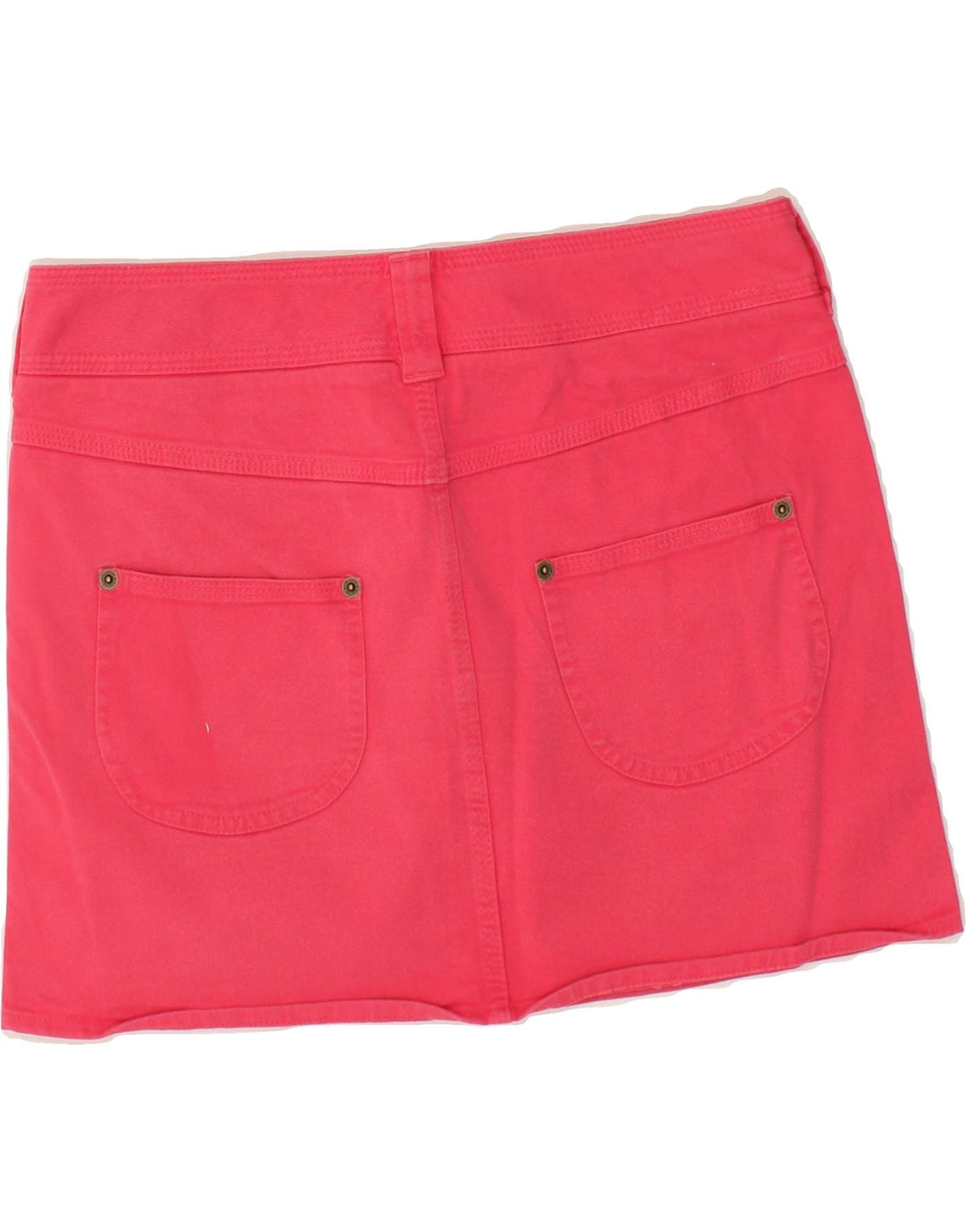 BENETTON Womens Mini Skirt IT 40 Small W30 Pink Cotton Vintage Benetton and Second-Hand Benetton from Messina Hembry 