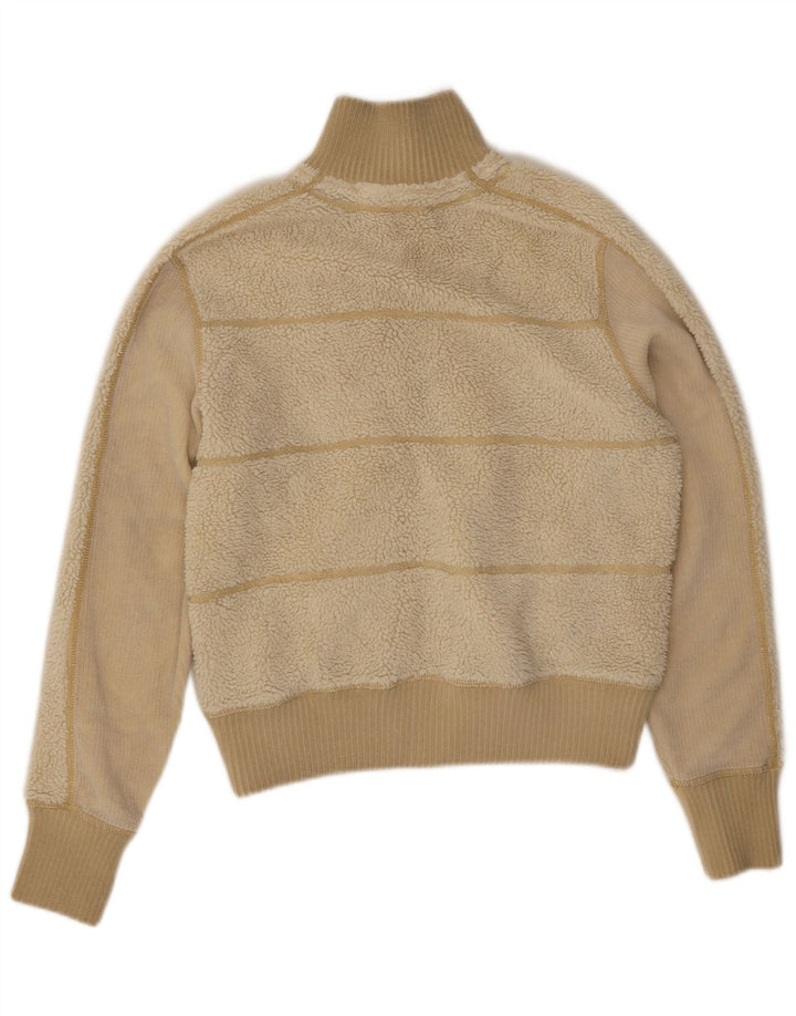 Jaqueta bomber feminina Think Pink de lã UK 12 acrílico amarelo médio