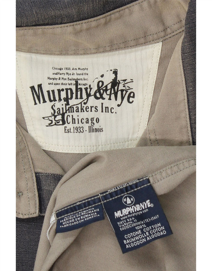 Camisa masculina MURPHY & NYE 2XL algodão cinza