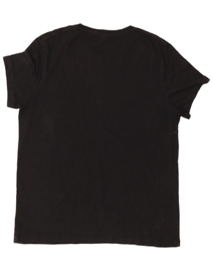 Camiseta masculina Jack Wills grande algodão preto
