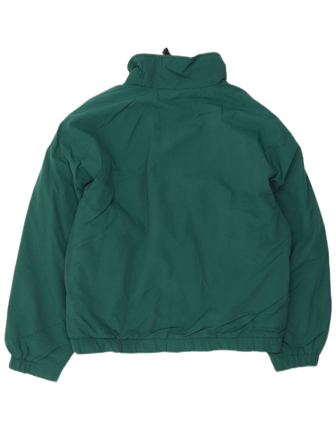 Jaqueta corta-vento masculina Eddie Bauer Reino Unido 40 poliéster verde grande