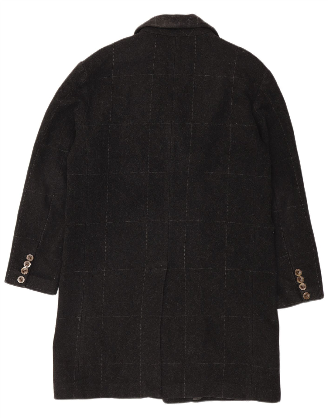 Sobretudo masculino Gap UK 38 xadrez cinza médio