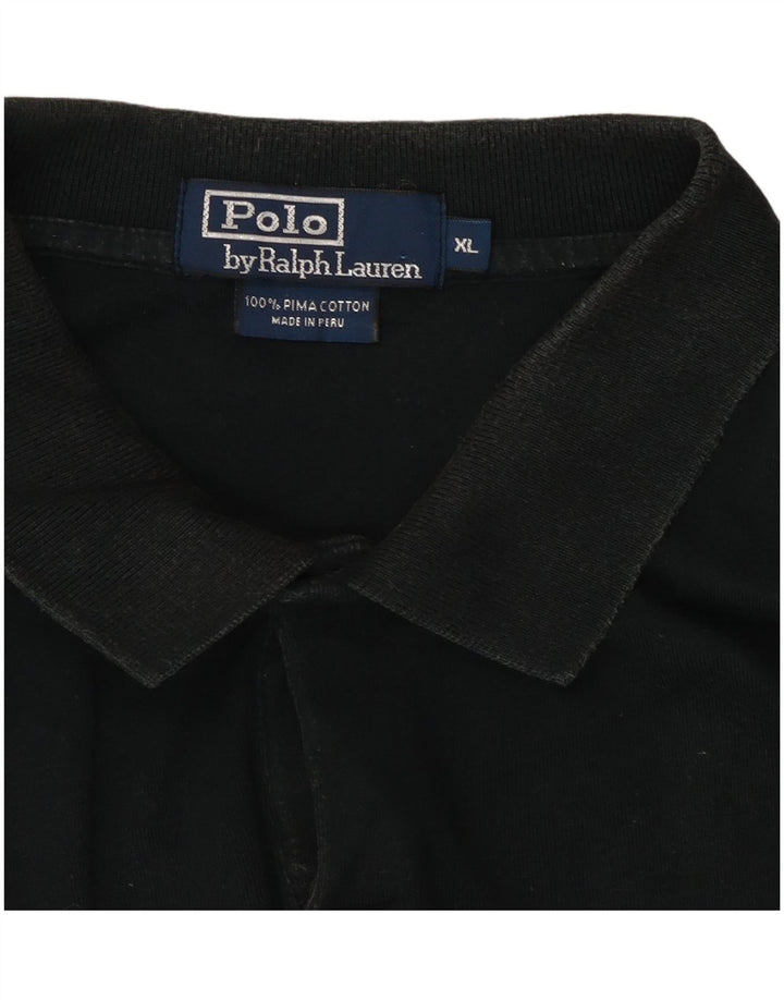 Camisa polo masculina POLO RALPH LAUREN XL algodão preto