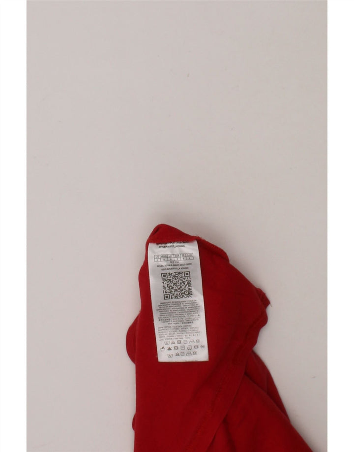 GUESS Boys Graphic Top Long Sleeve 7-8 Years Red Cotton Vintage Guess and Second-Hand Guess from Messina Hembry 