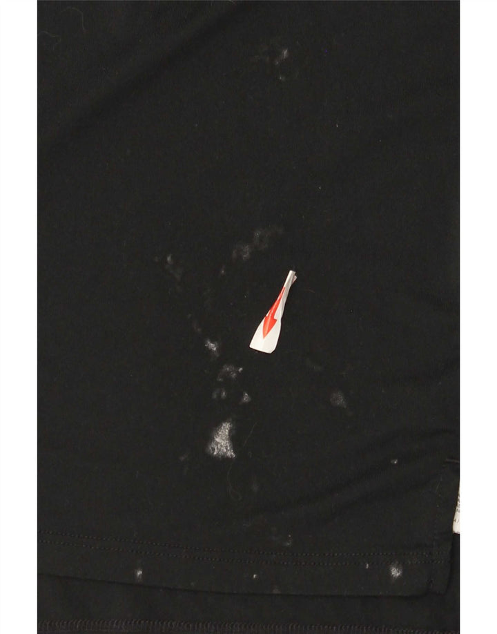 Camiseta masculina Nike Dri Fit Top XL preta listrada de poliéster