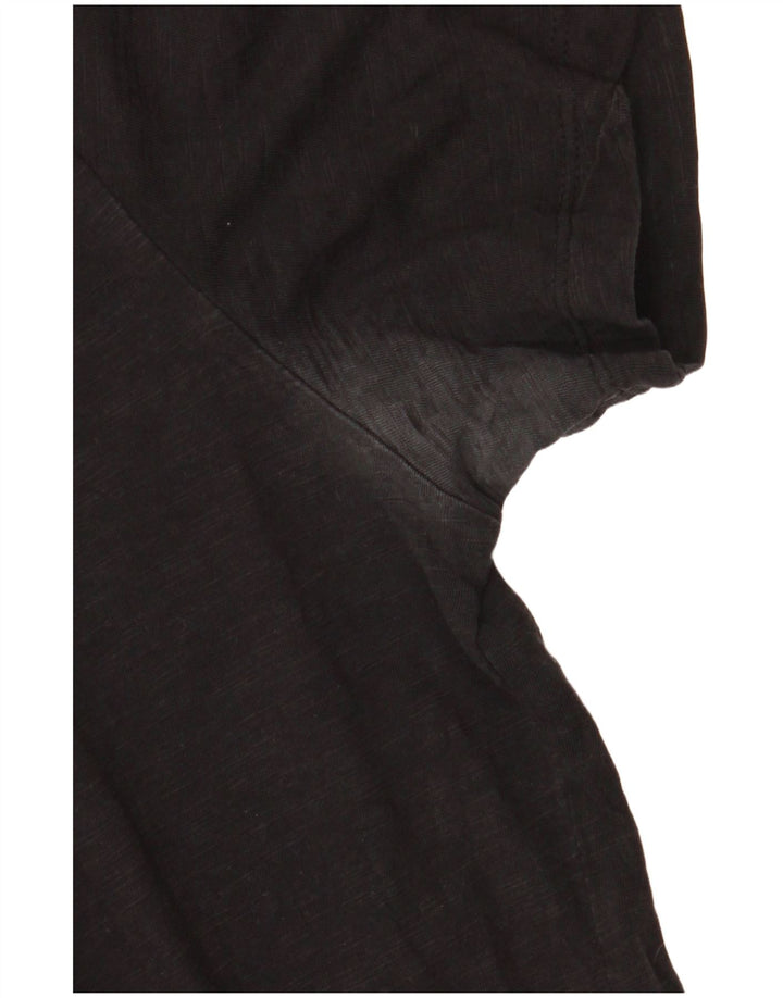 Camiseta masculina Jack & Jones Regular Fit Top Médio Algodão Preto