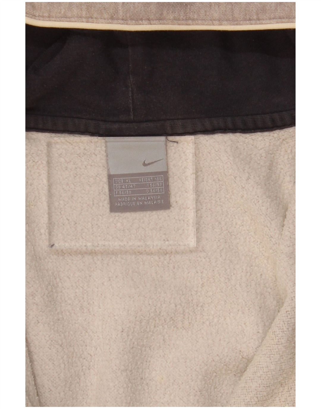 Suéter masculino Nike Graphic Zip com capuz XL cinza