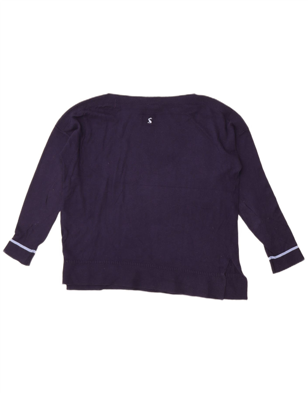 Joules moletom feminino oversized jumper Reino Unido 14 grande algodão azul marinho