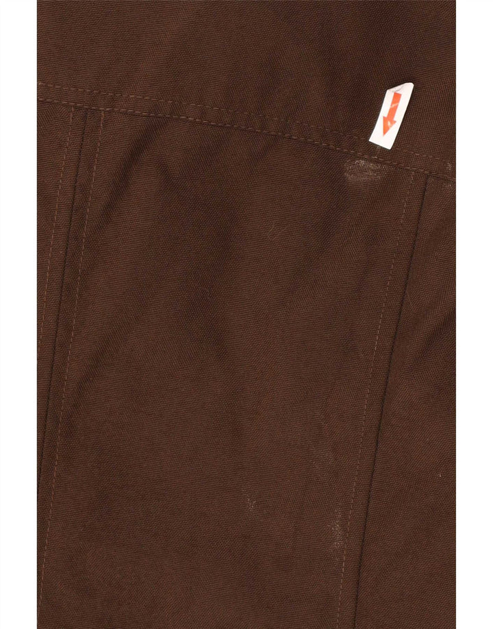 Jaqueta acolchoada feminina Woolrich Reino Unido 14 nylon marrom médio