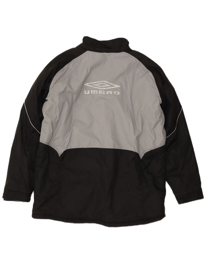 Jaqueta corta-vento masculina Umbro UK 42 XL cinza Colourblock Nylon