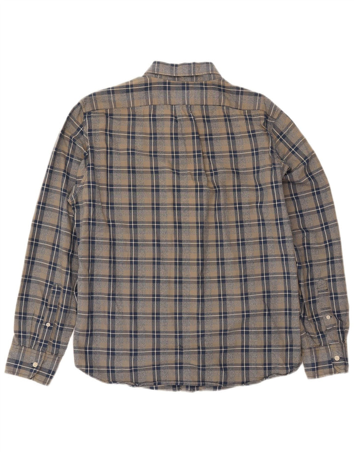 J. Crew Camisa masculina slim fit grande algodão xadrez multicolorido