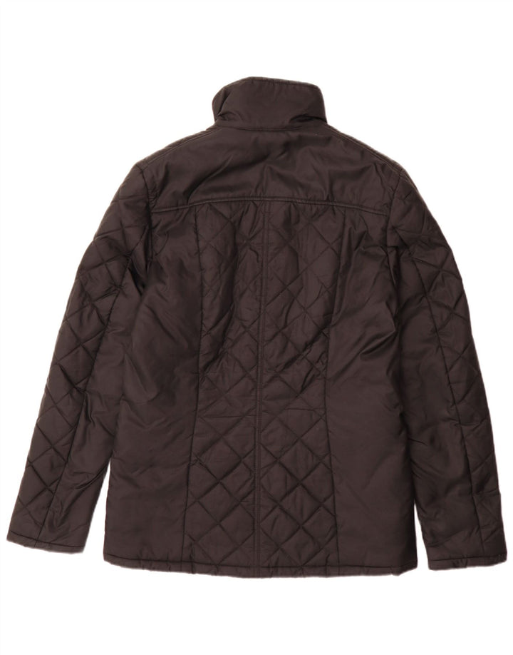 Jaqueta acolchoada masculina Reiss UK 38 nylon preto médio