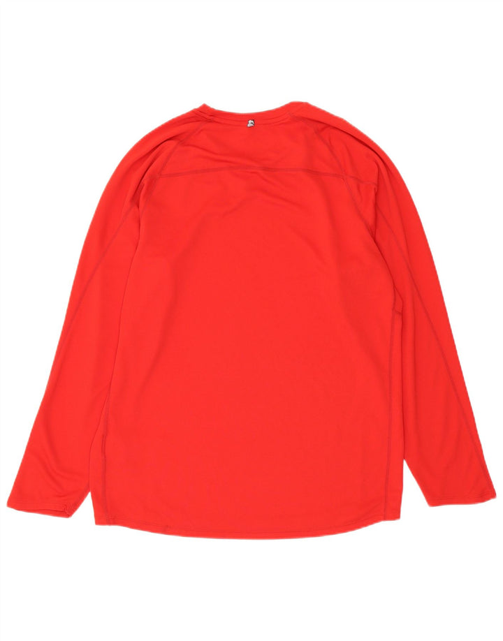 Nike Mens Dri Fit Top Manga Longa Grande Poliéster Vermelho