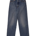 Jeans feminino Levi's Ribcage Straight W25 L27 Azul Algodão