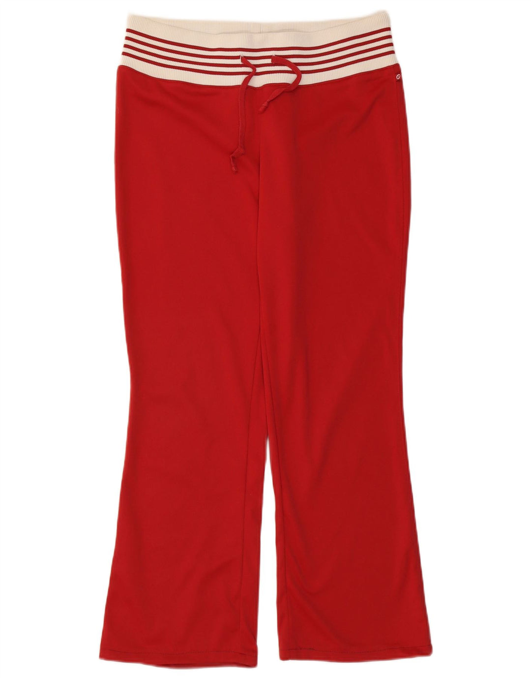 Calça de treino feminina Lotto UK 14 grande poliéster colorblock vermelho