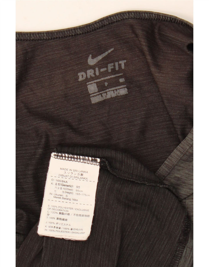 NIKE Masculino Dri Fit Vest Top Pequeno Cáqui Flecked Poliéster