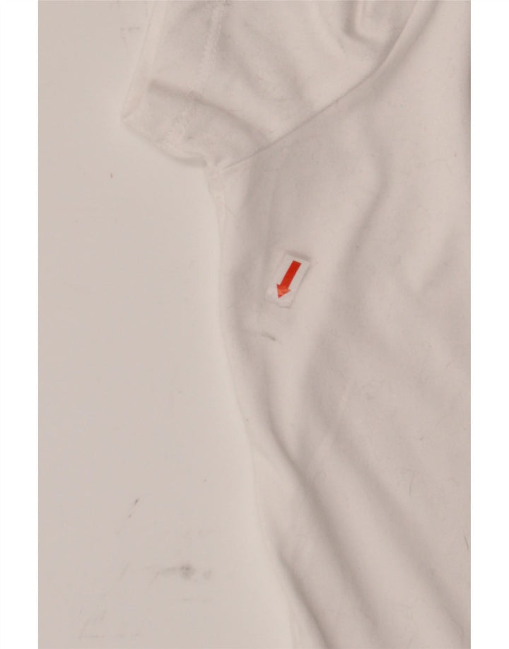 UNDER ARMOUR Womens T-Shirt Top UK 14 Medium White Vintage Under Armour and Second-Hand Under Armour from Messina Hembry 
