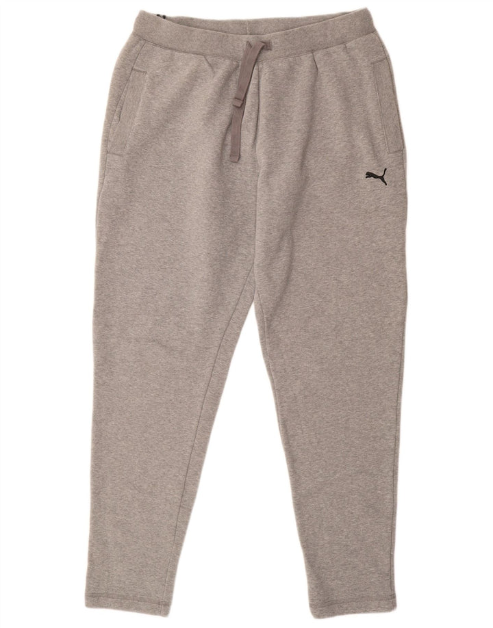Calça de treino masculina PUMA XL cinza algodão