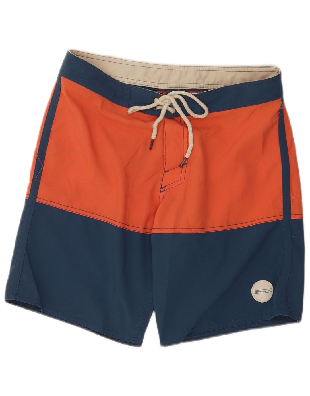 Shorts de natação masculino O'Neill médio laranja colorblock poliéster