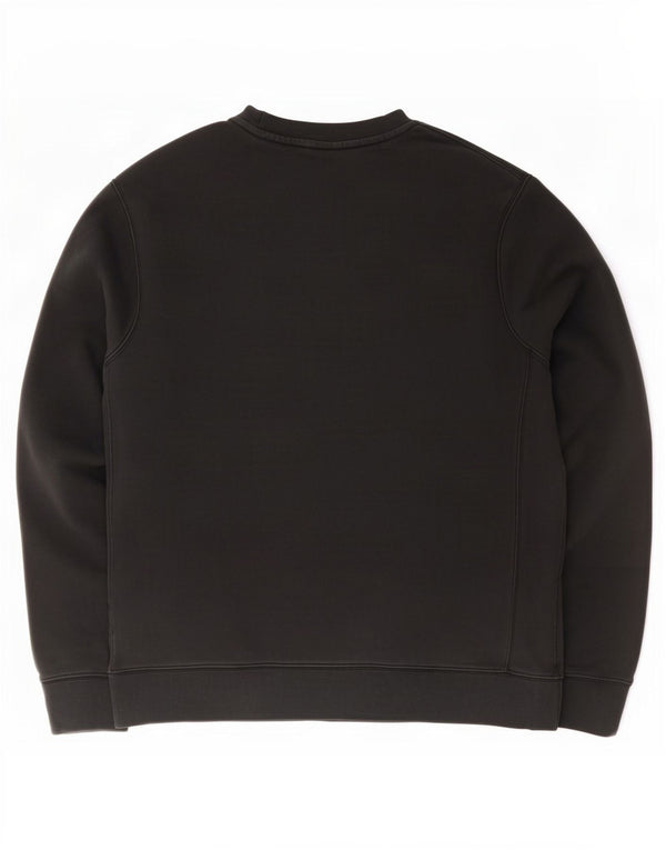 Nike masculino moletom jumper médio algodão preto