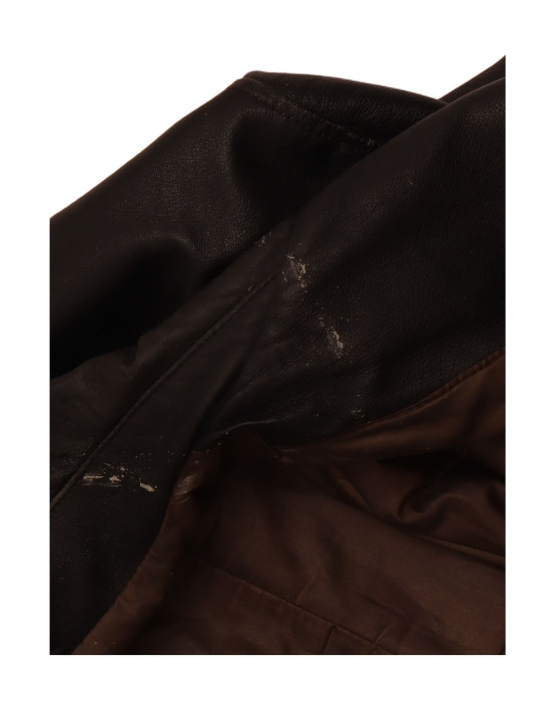 Jaqueta de couro masculina VINTAGE IT 50 grande preta