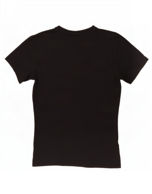 Camiseta Nike Feminina Dri Fit Slim Graphic Top UK 12 Médio Preto Poliéster