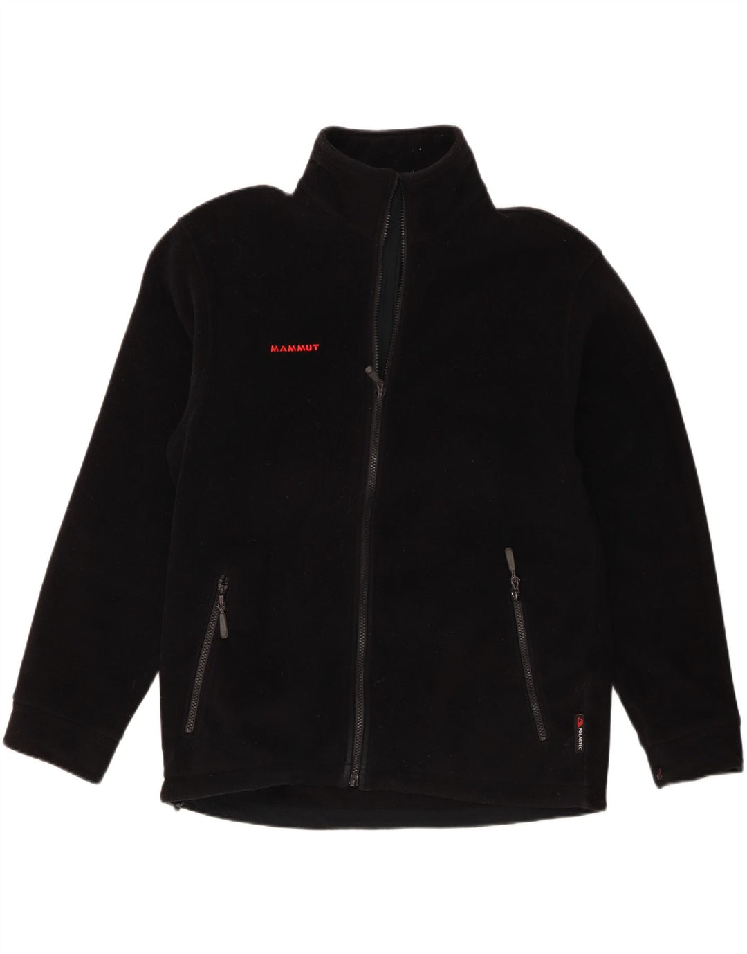 Jaqueta de lã masculina Mammut UK 42 XL poliéster preto
