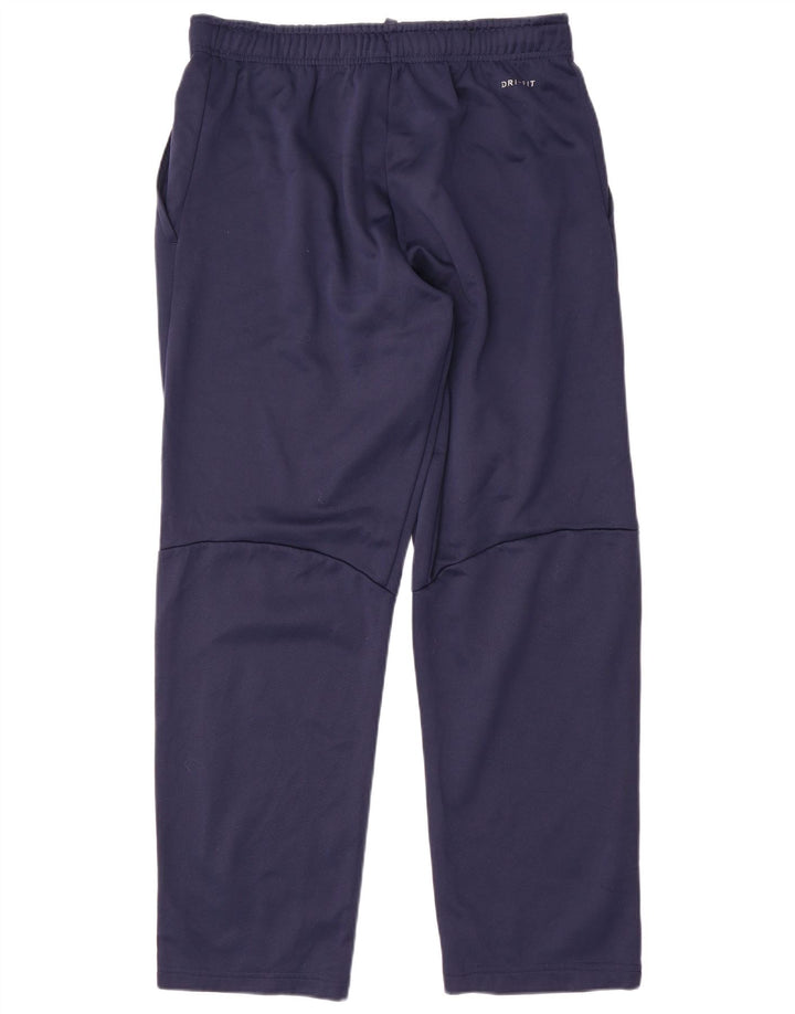 Calça de treino masculina Nike Michigan grande poliéster azul marinho