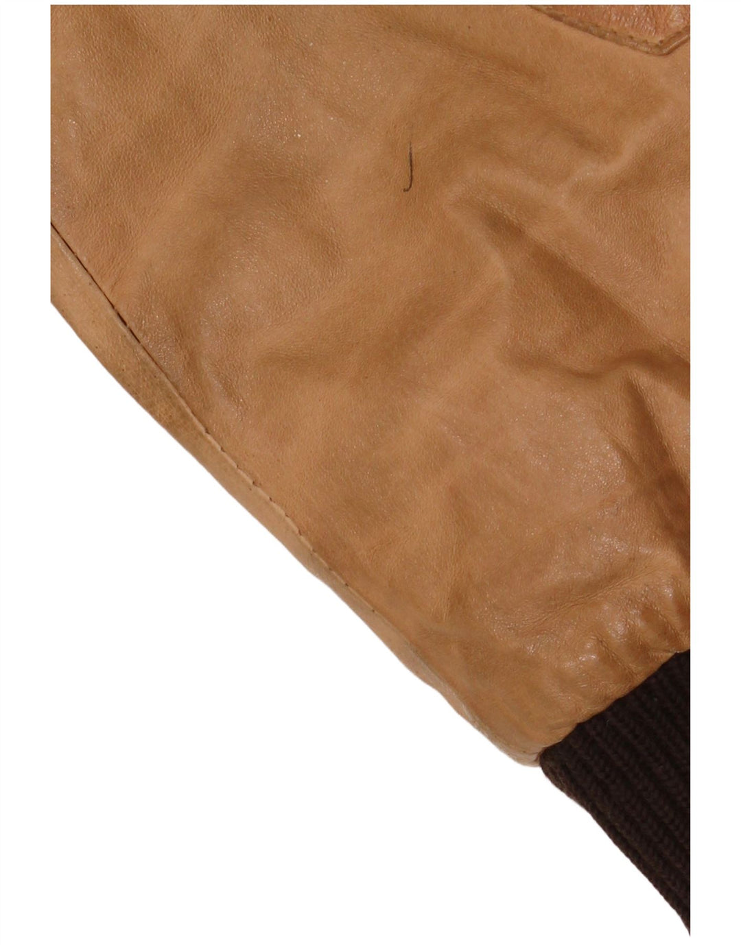 Jaqueta masculina de couro com capuz Bata IT 50 grande couro bege