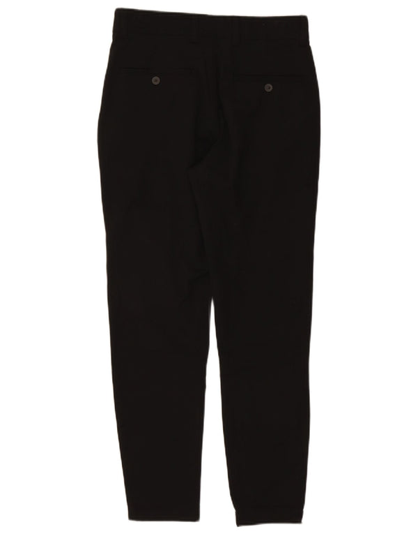 Zara Mens Slim Chino Calças EU 36 XS W29 L27 Poliéster Preto