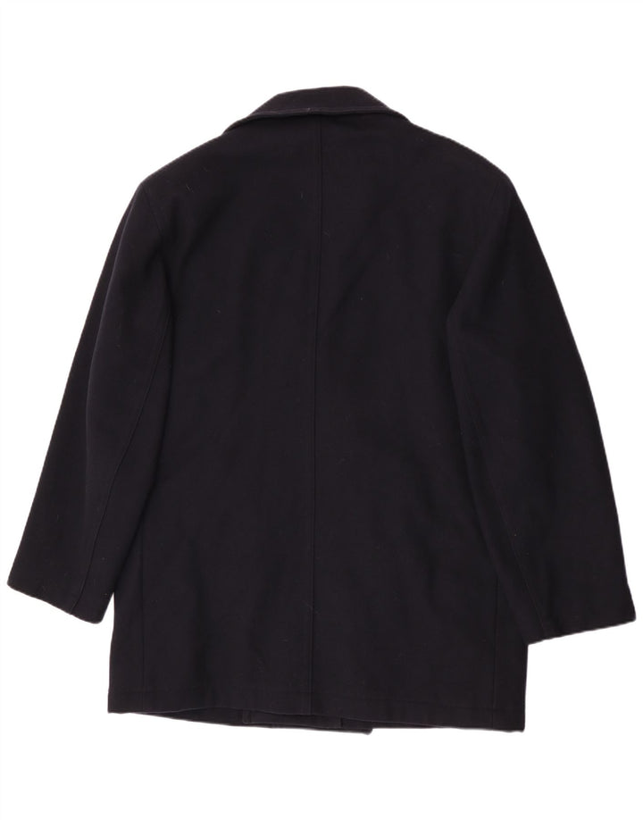 Casaco masculino Bramante com peito duplo IT 50 grande lã azul marinho