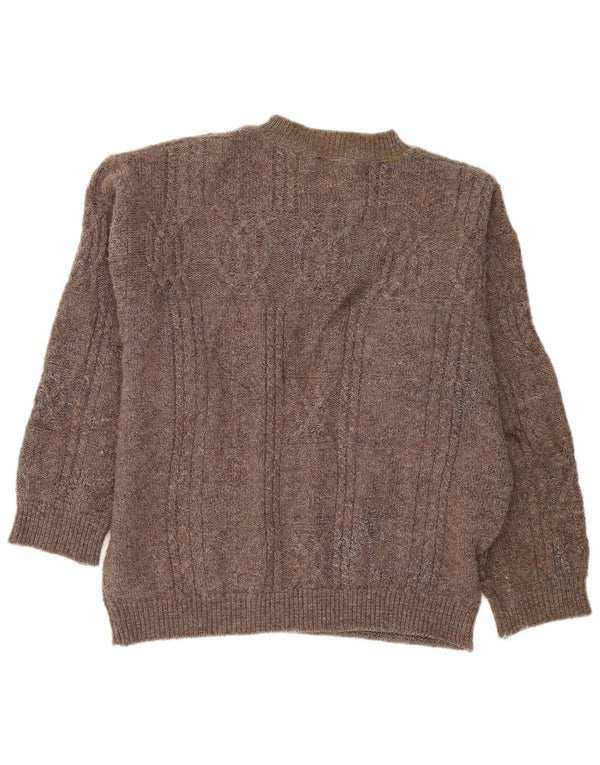 Suéter masculino Daniel Hechter com gola redonda XL marrom