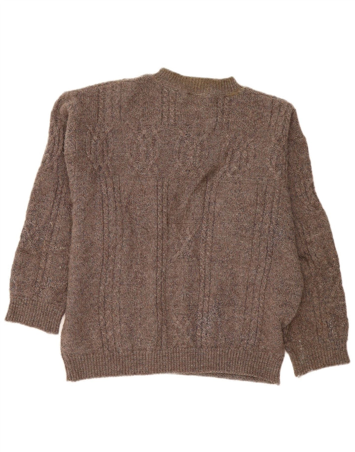 Suéter masculino Daniel Hechter com gola redonda XL marrom