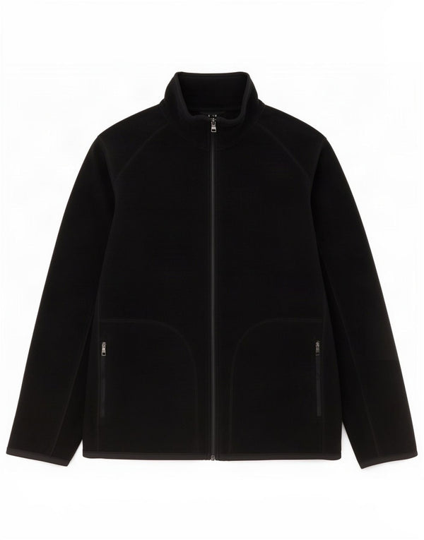 Jaqueta de lã masculina Marks & Spencer Reino Unido 40 grande poliéster preto