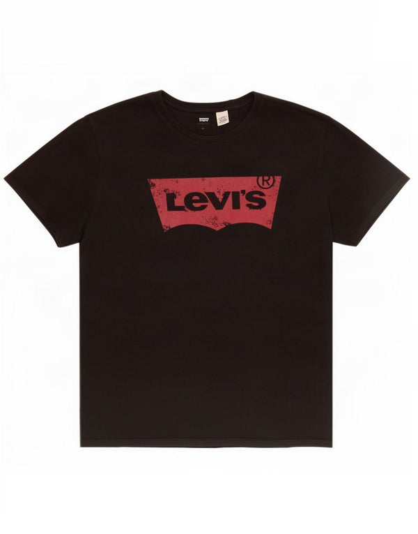 Camiseta gráfica masculina Levi's Top XL preta
