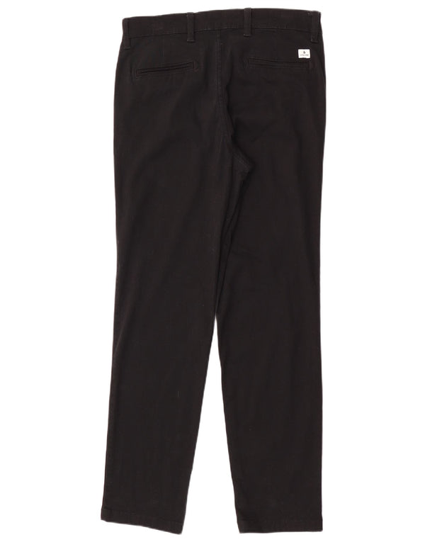 Calça Chino Regular Masculina Jack & Jones W30 L30 Algodão Preto
