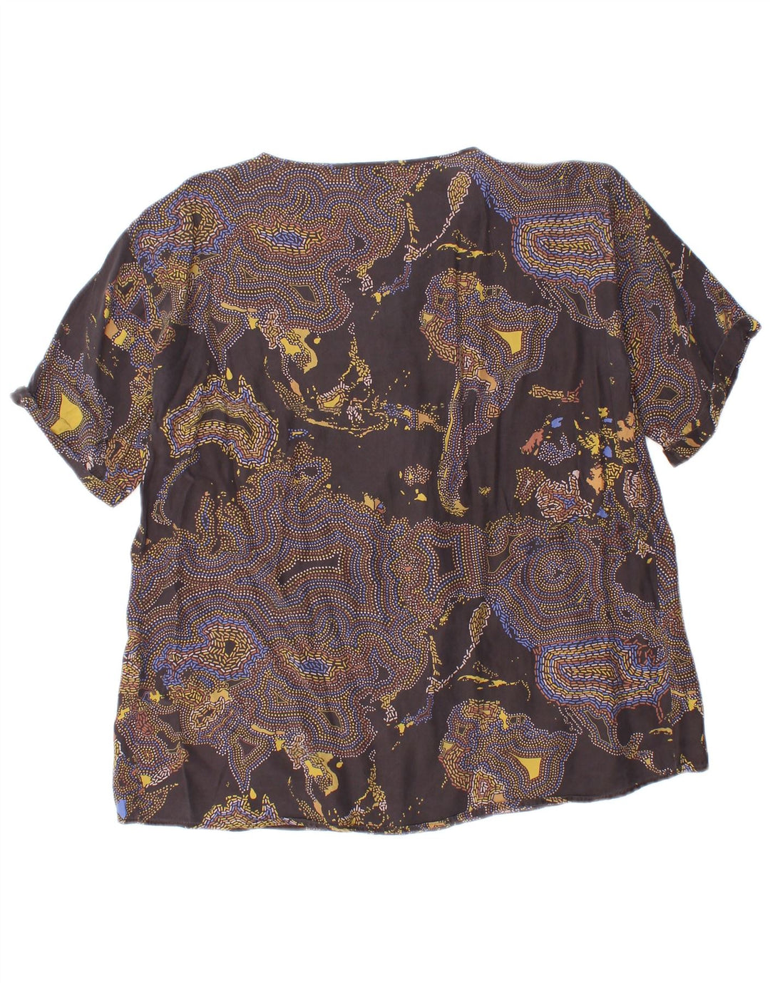 Blusa feminina ALVIERO MARTINI UK 12 média multicolorida