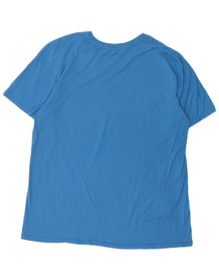 Camiseta Nike Masculina Athletic Cut Graphic Top Grande Azul