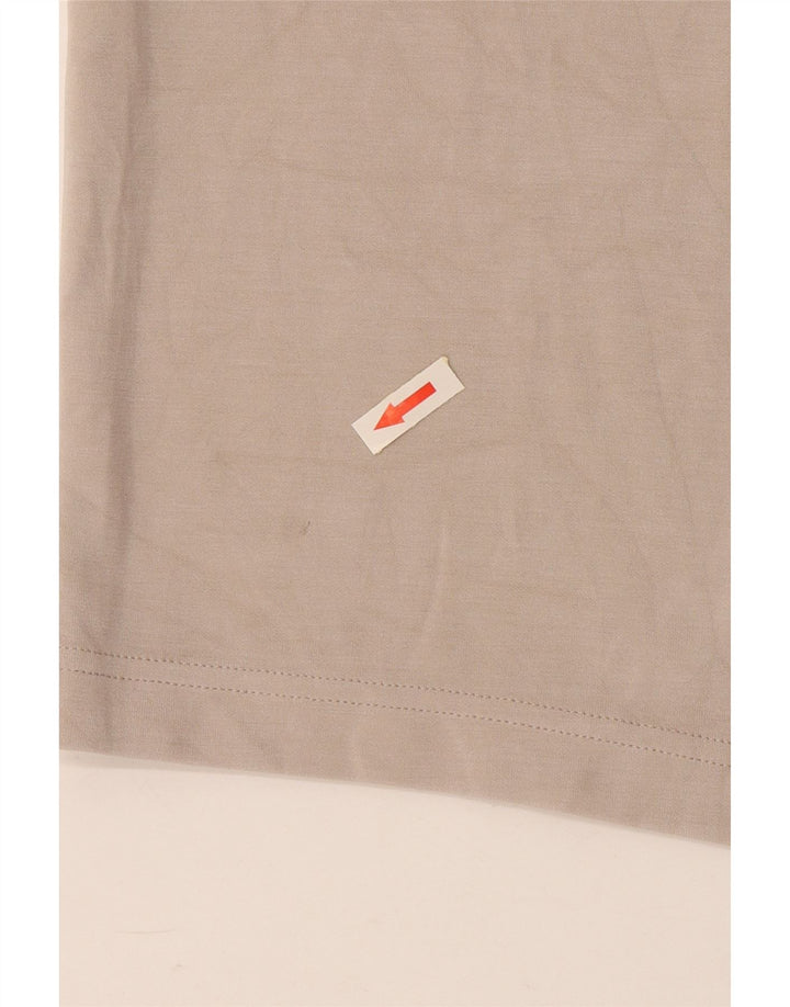 Calça de treino feminina ATHLETA UK 18 XL bege poliéster