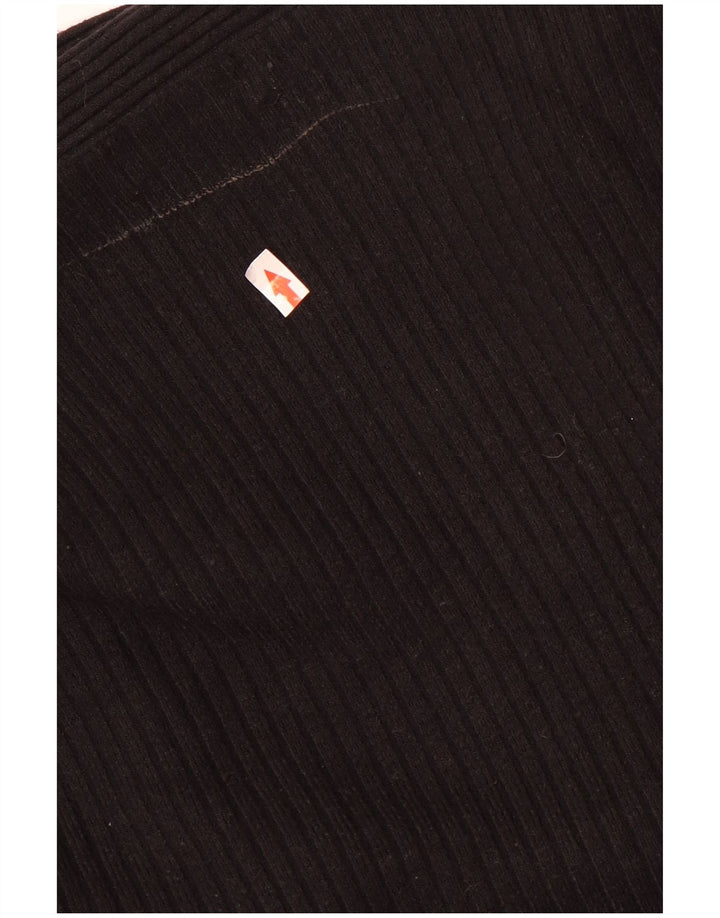 Marks & Spencer Suéter feminino Per Una Open Cardigan Reino Unido 16 Grande Preto