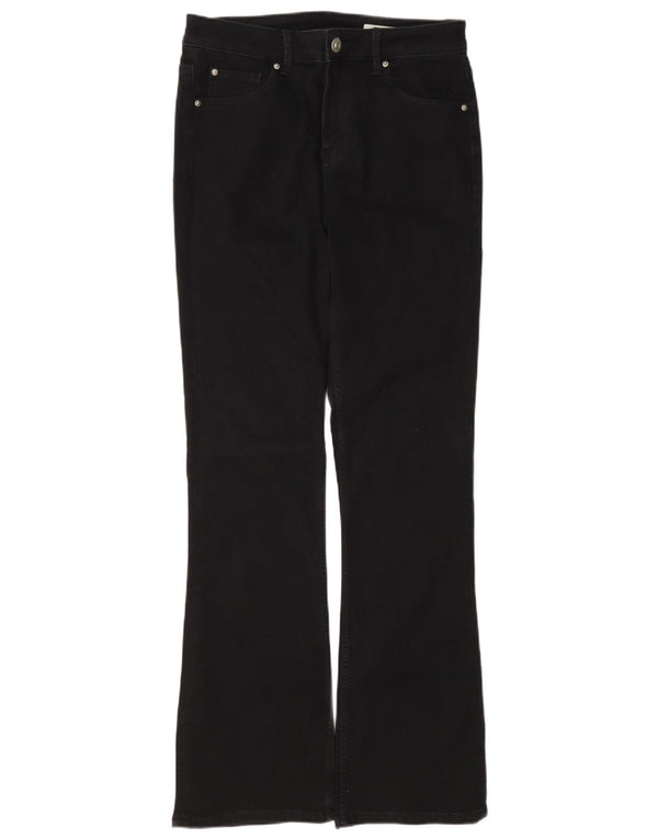 Marks & Spencer Feminino The Eva Bootcut Jeans Reino Unido 12 Médio W32 L32 Preto