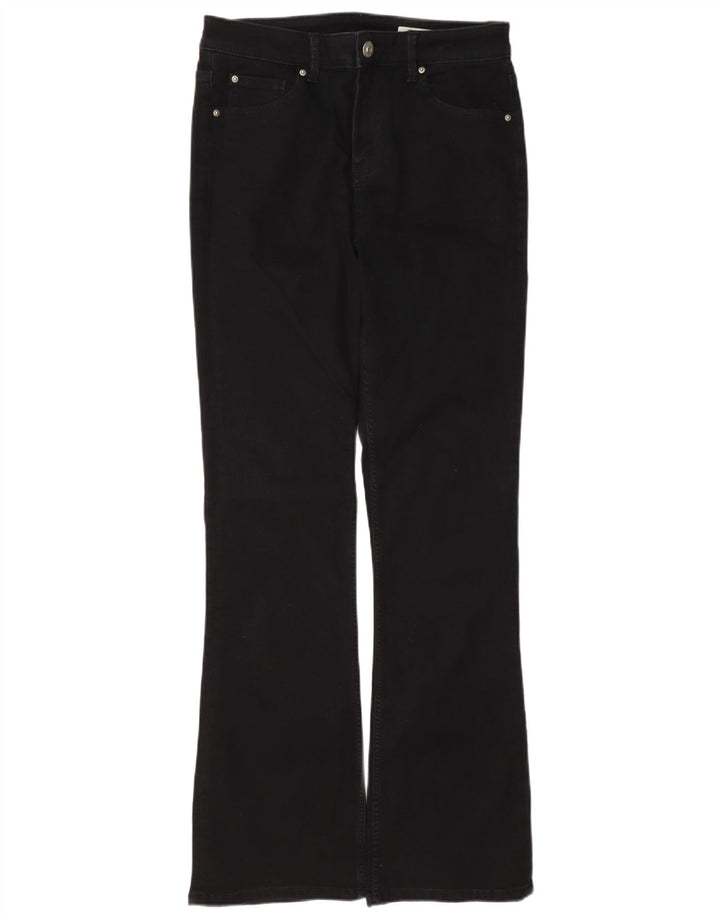 Marks & Spencer Feminino The Eva Bootcut Jeans Reino Unido 12 Médio W32 L32 Preto