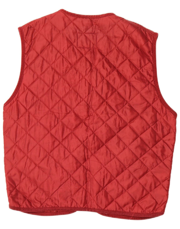 Colete acolchoado masculino North Pole UK 38 nylon vermelho médio