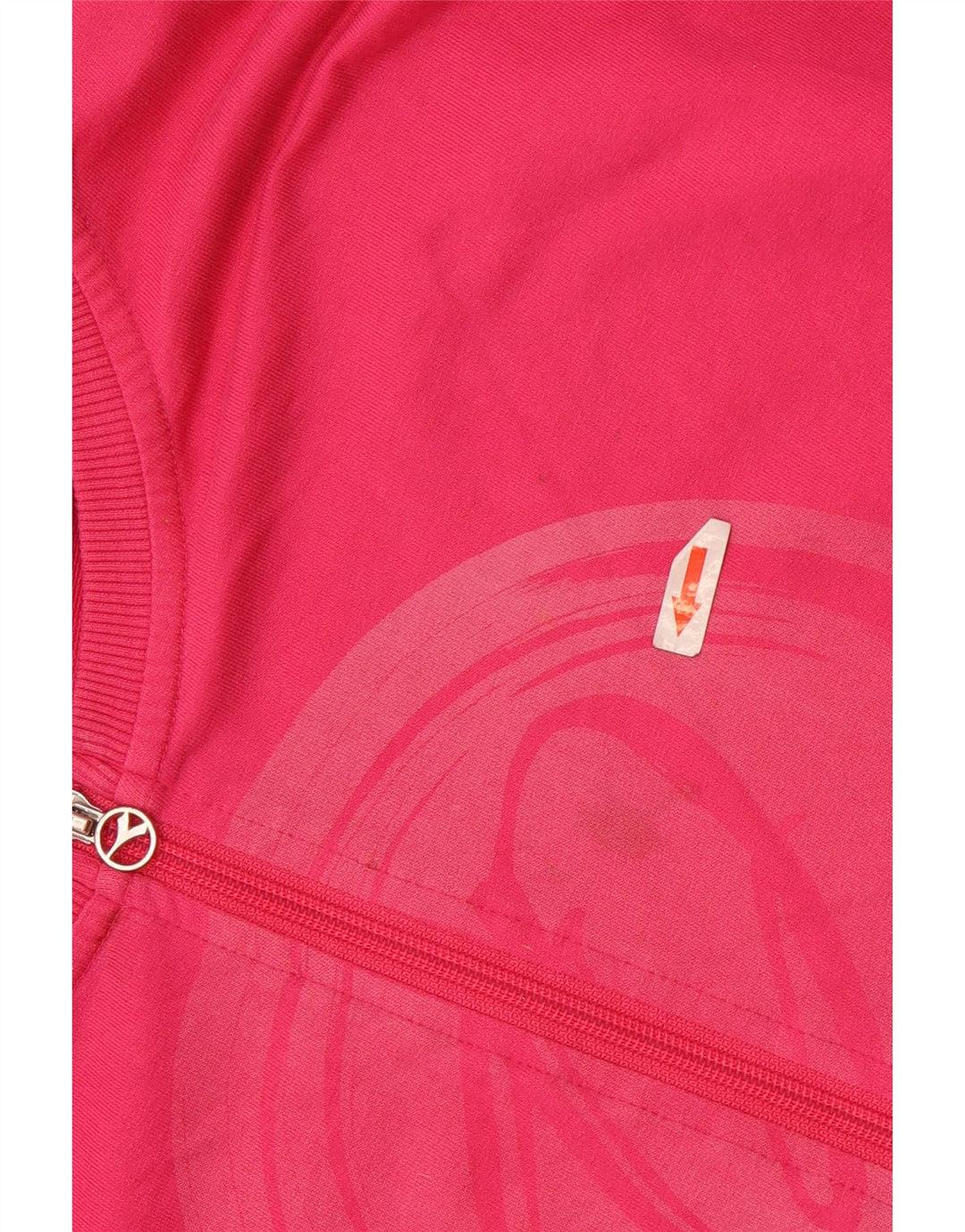 Diadora Womens Graphic Oversized Tracksuit Top Jacket UK 16 Grande Rosa