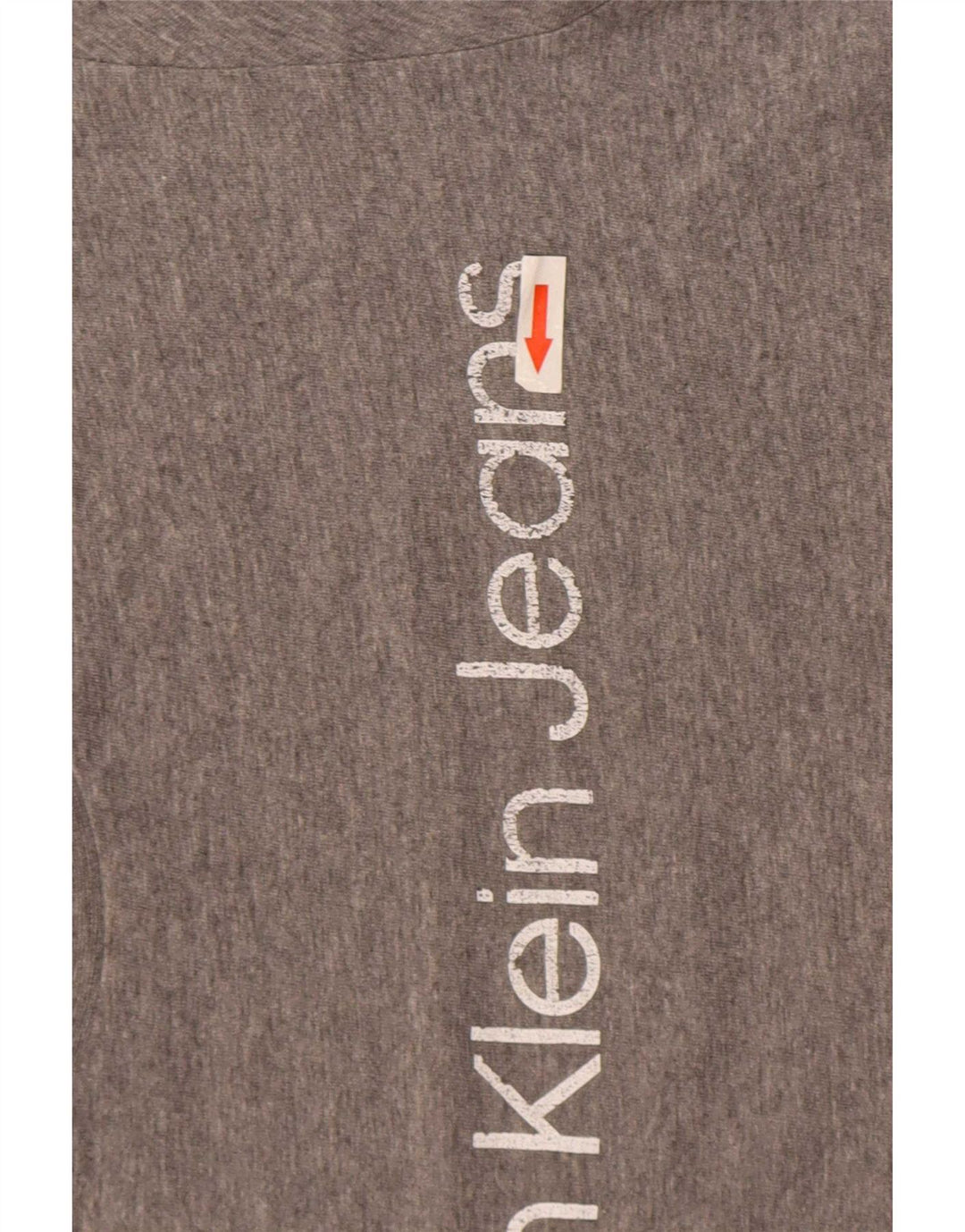 Calvin Klein Jeans Camiseta masculina gráfica Top cinza médio